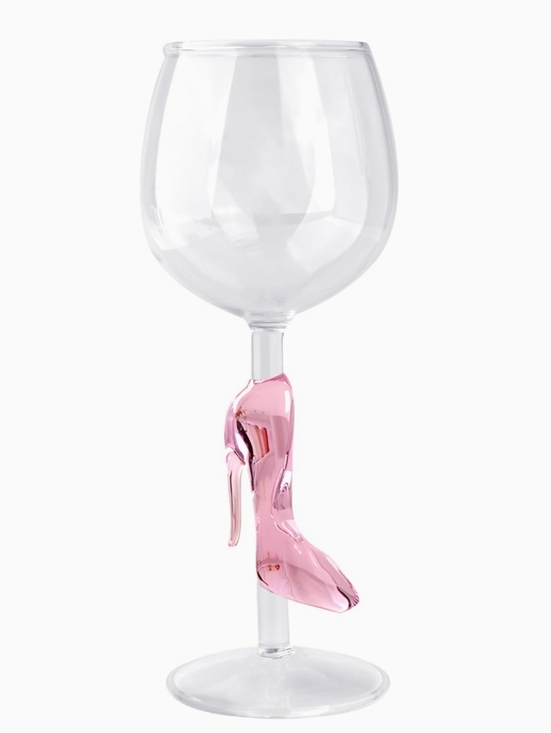 Godinger Other - Godinger Runway Pink High Heel Goblet